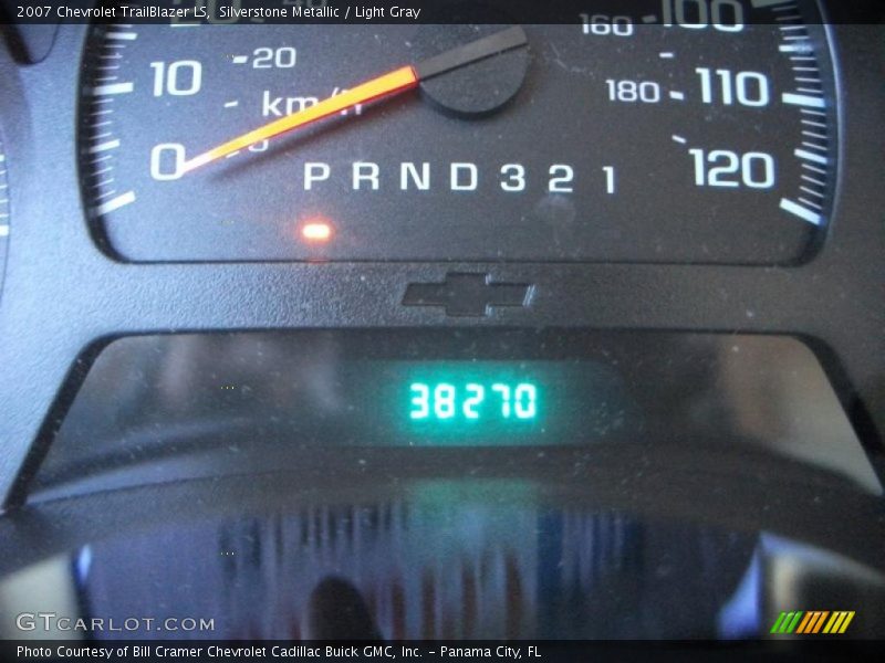 Silverstone Metallic / Light Gray 2007 Chevrolet TrailBlazer LS