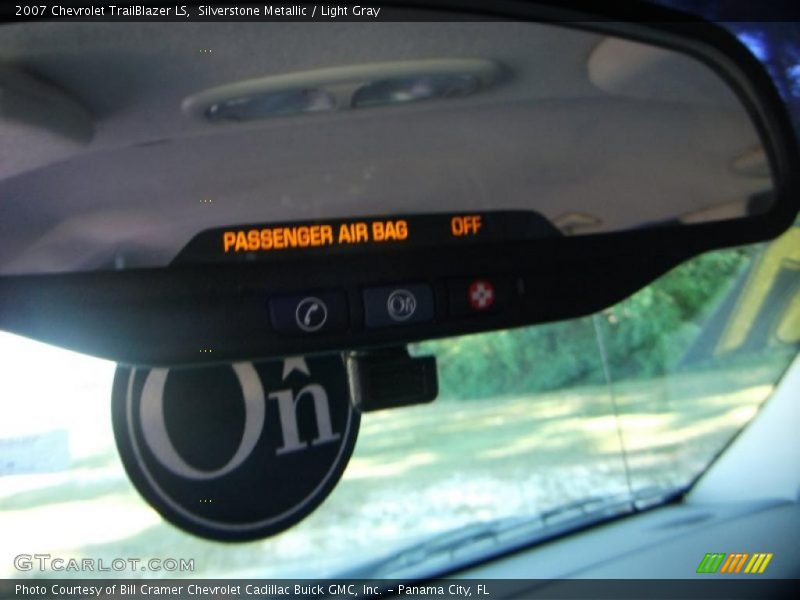 Silverstone Metallic / Light Gray 2007 Chevrolet TrailBlazer LS