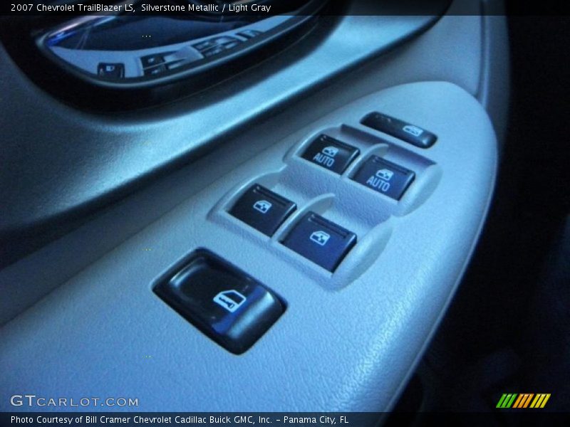 Silverstone Metallic / Light Gray 2007 Chevrolet TrailBlazer LS