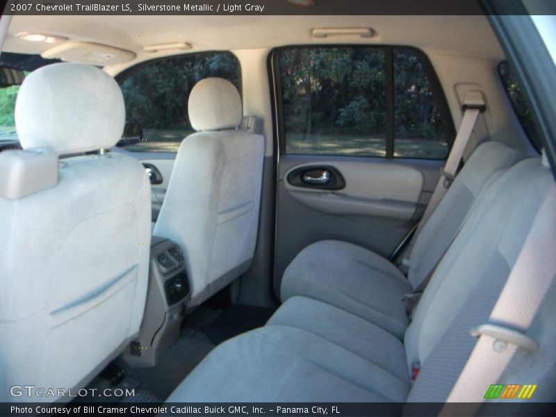 Silverstone Metallic / Light Gray 2007 Chevrolet TrailBlazer LS