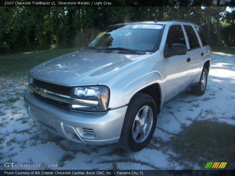 Silverstone Metallic / Light Gray 2007 Chevrolet TrailBlazer LS