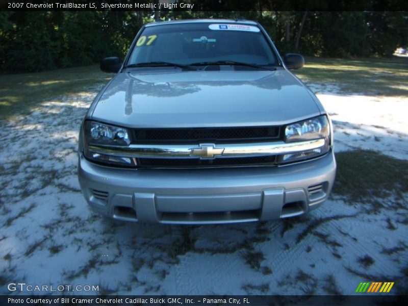 Silverstone Metallic / Light Gray 2007 Chevrolet TrailBlazer LS
