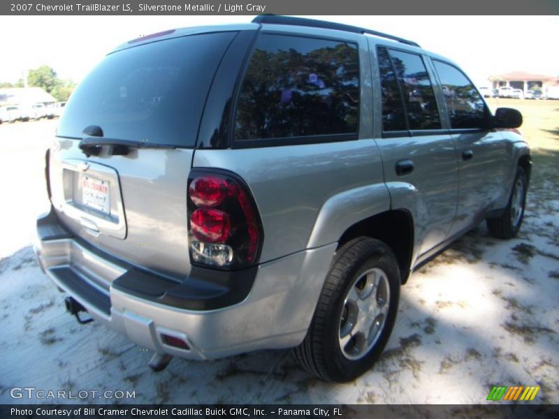Silverstone Metallic / Light Gray 2007 Chevrolet TrailBlazer LS