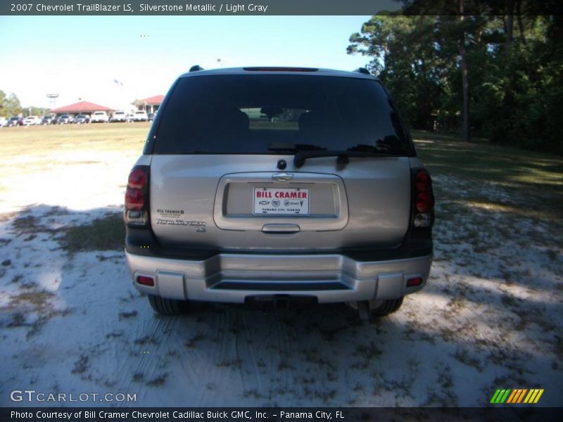 Silverstone Metallic / Light Gray 2007 Chevrolet TrailBlazer LS