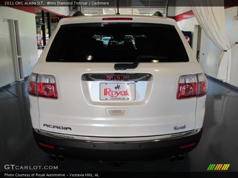 White Diamond Tintcoat / Cashmere 2011 GMC Acadia SLT