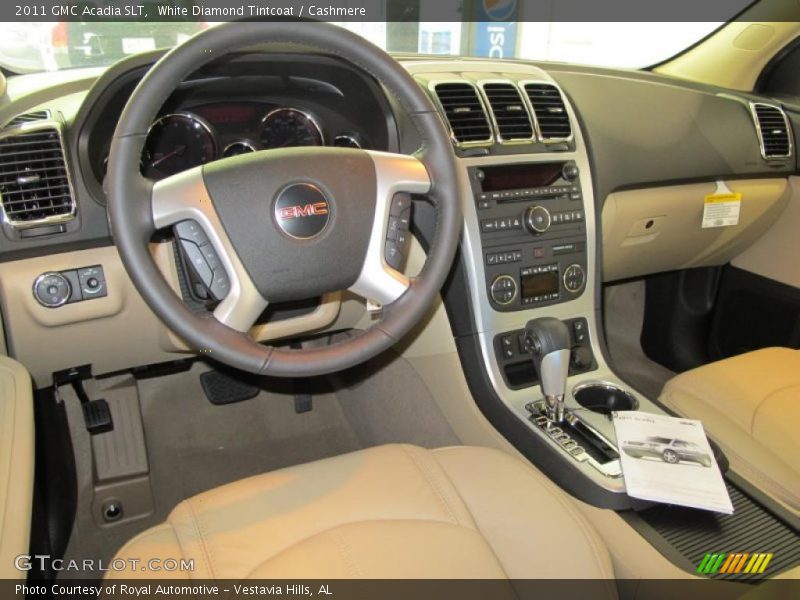 White Diamond Tintcoat / Cashmere 2011 GMC Acadia SLT