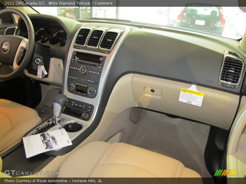 White Diamond Tintcoat / Cashmere 2011 GMC Acadia SLT