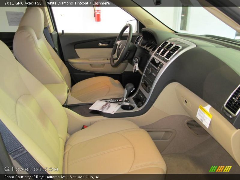 White Diamond Tintcoat / Cashmere 2011 GMC Acadia SLT