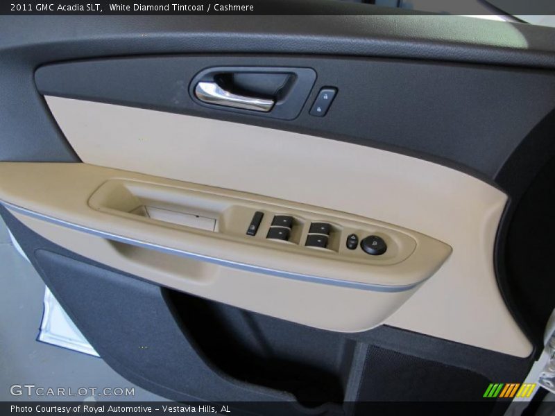 White Diamond Tintcoat / Cashmere 2011 GMC Acadia SLT