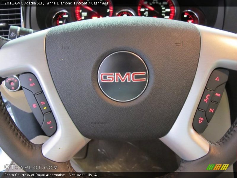 White Diamond Tintcoat / Cashmere 2011 GMC Acadia SLT