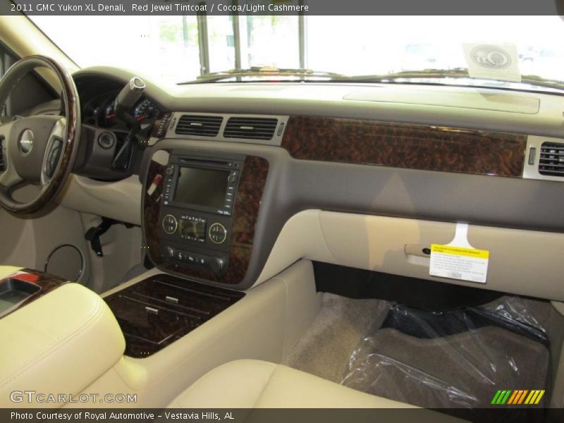 Red Jewel Tintcoat / Cocoa/Light Cashmere 2011 GMC Yukon XL Denali
