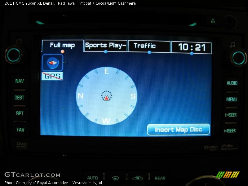 Red Jewel Tintcoat / Cocoa/Light Cashmere 2011 GMC Yukon XL Denali