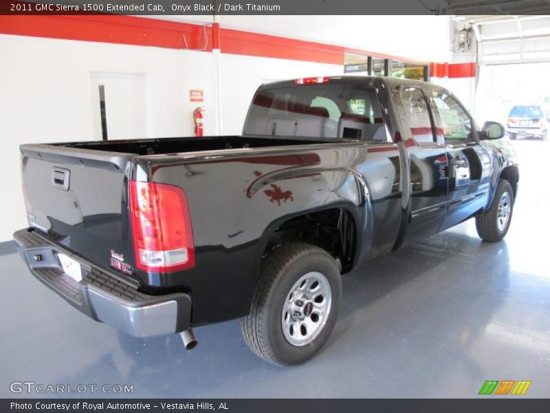 Onyx Black / Dark Titanium 2011 GMC Sierra 1500 Extended Cab