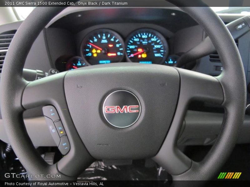 Onyx Black / Dark Titanium 2011 GMC Sierra 1500 Extended Cab