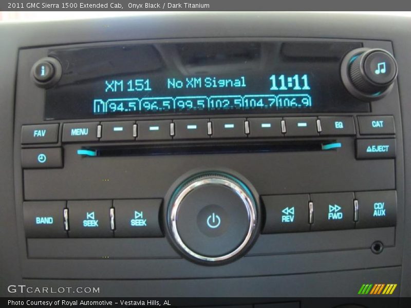 Onyx Black / Dark Titanium 2011 GMC Sierra 1500 Extended Cab