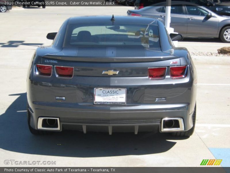 Cyber Gray Metallic / Black 2010 Chevrolet Camaro SS/RS Coupe