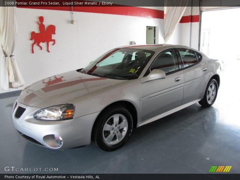 Liquid Silver Metallic / Ebony 2008 Pontiac Grand Prix Sedan