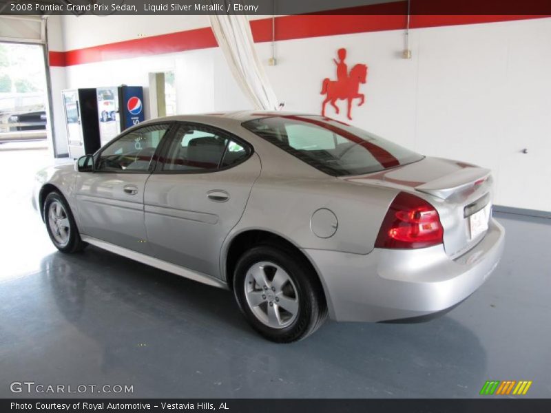 Liquid Silver Metallic / Ebony 2008 Pontiac Grand Prix Sedan