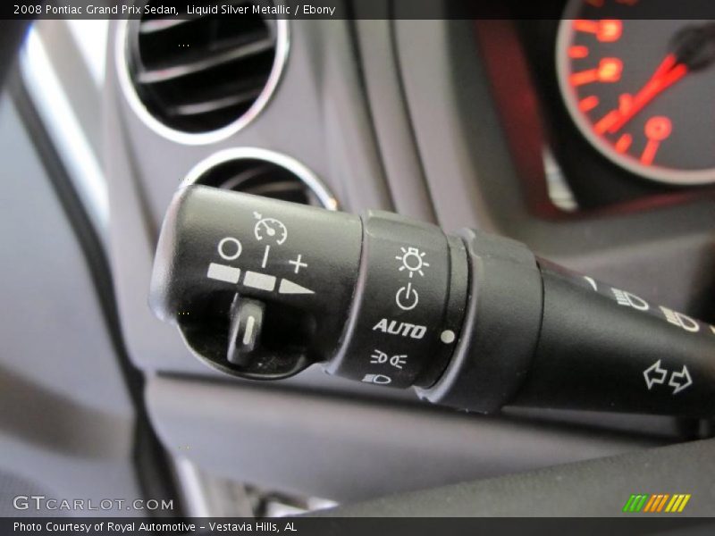 Liquid Silver Metallic / Ebony 2008 Pontiac Grand Prix Sedan