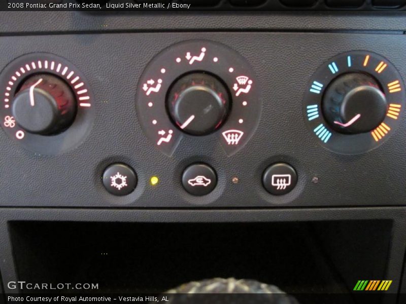 Liquid Silver Metallic / Ebony 2008 Pontiac Grand Prix Sedan