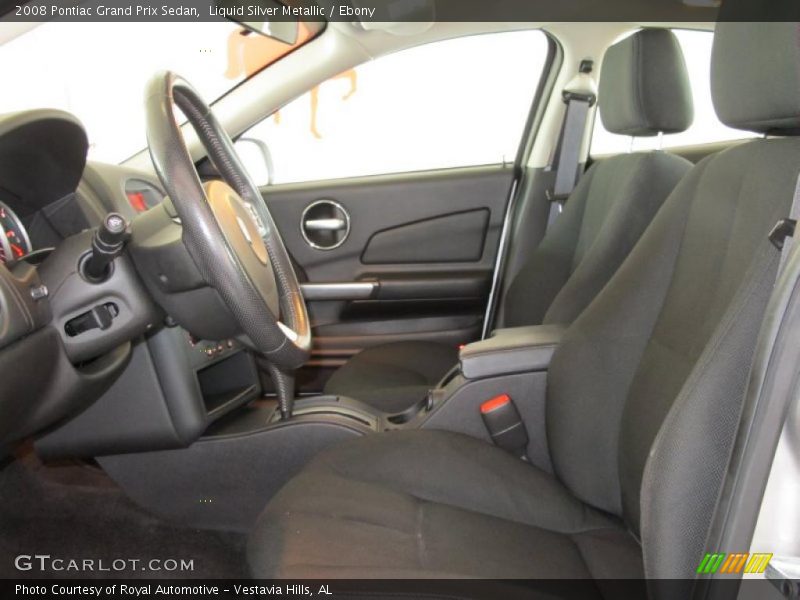 Liquid Silver Metallic / Ebony 2008 Pontiac Grand Prix Sedan