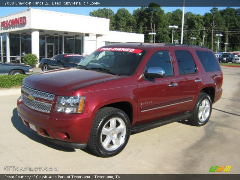 Deep Ruby Metallic / Ebony 2008 Chevrolet Tahoe LS