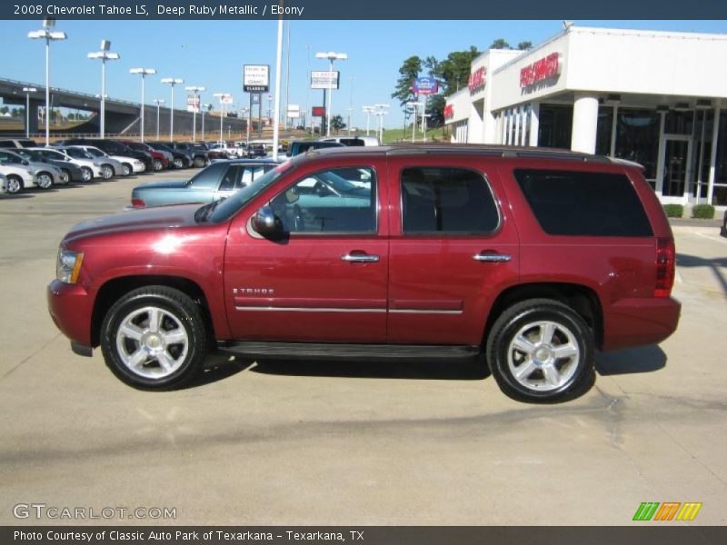 Deep Ruby Metallic / Ebony 2008 Chevrolet Tahoe LS