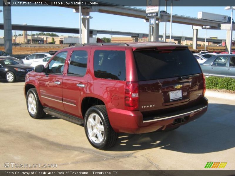 Deep Ruby Metallic / Ebony 2008 Chevrolet Tahoe LS