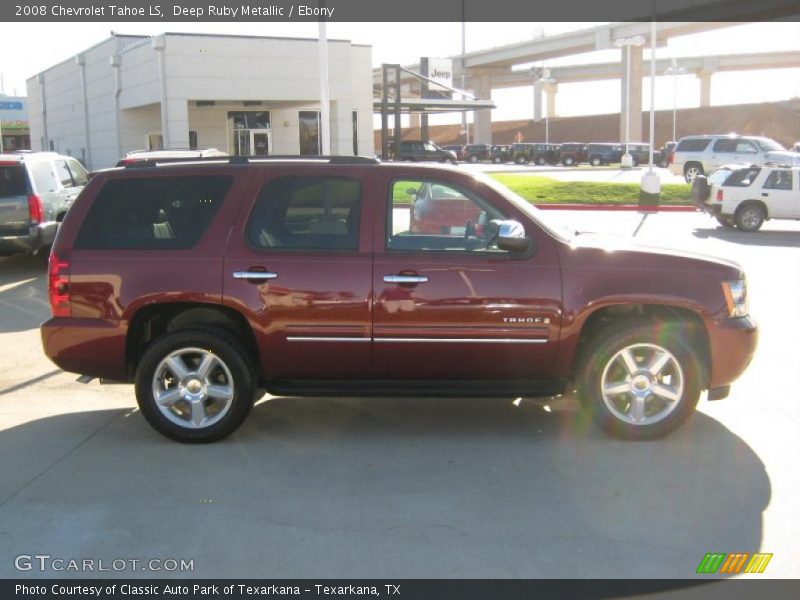 Deep Ruby Metallic / Ebony 2008 Chevrolet Tahoe LS