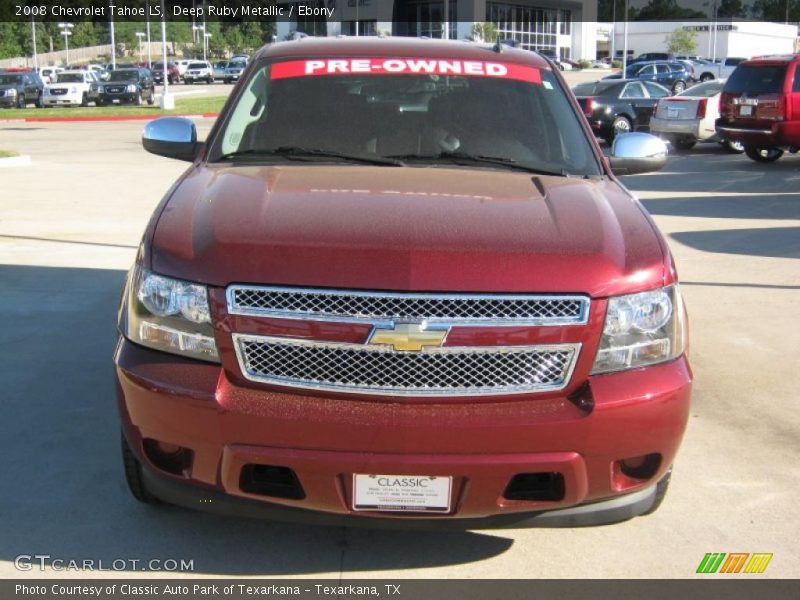 Deep Ruby Metallic / Ebony 2008 Chevrolet Tahoe LS