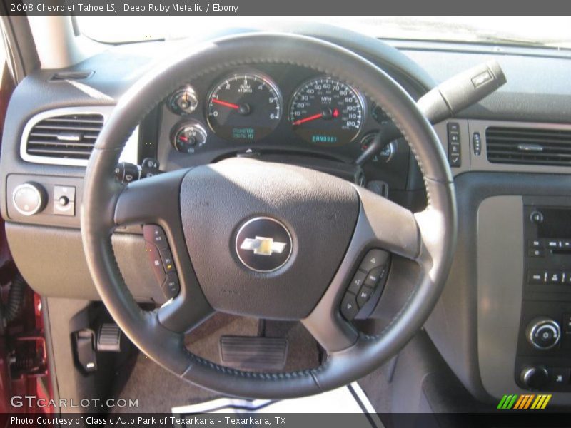 Deep Ruby Metallic / Ebony 2008 Chevrolet Tahoe LS