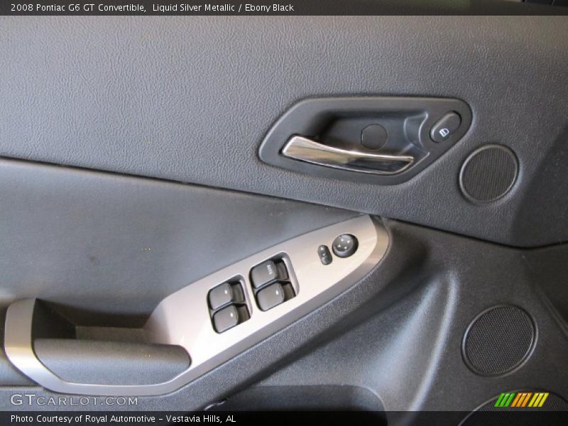 Liquid Silver Metallic / Ebony Black 2008 Pontiac G6 GT Convertible
