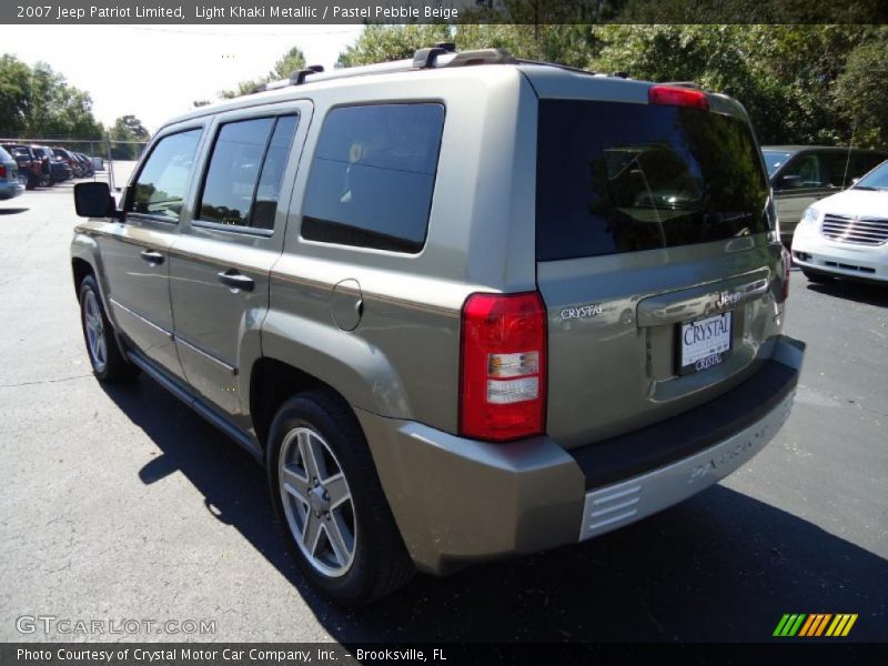 Light Khaki Metallic / Pastel Pebble Beige 2007 Jeep Patriot Limited
