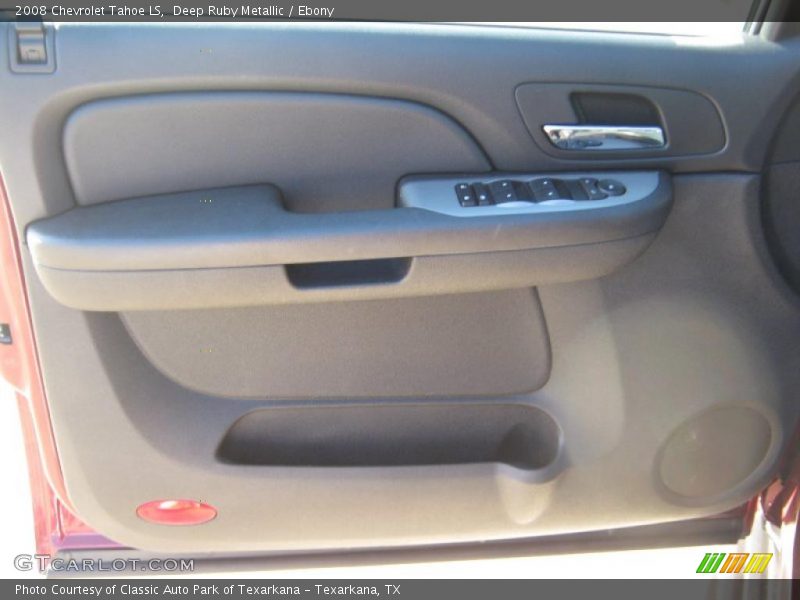 Deep Ruby Metallic / Ebony 2008 Chevrolet Tahoe LS