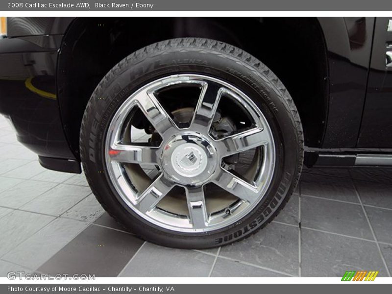Black Raven / Ebony 2008 Cadillac Escalade AWD