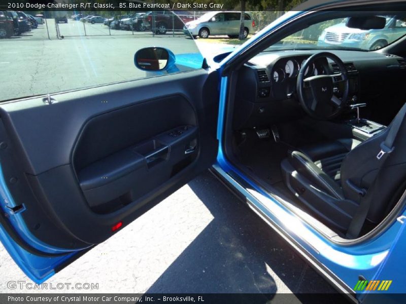 B5 Blue Pearlcoat / Dark Slate Gray 2010 Dodge Challenger R/T Classic