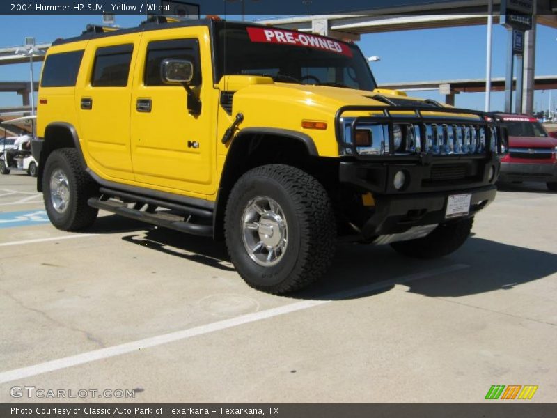 Yellow / Wheat 2004 Hummer H2 SUV
