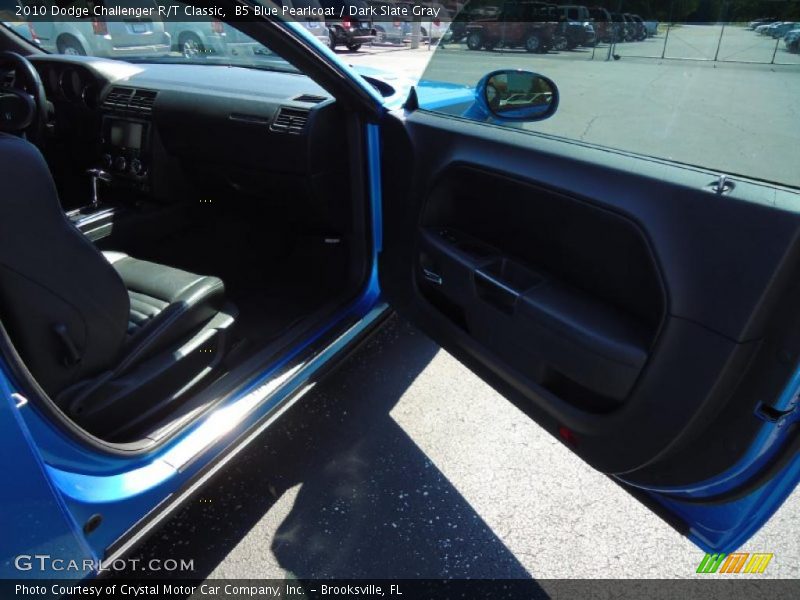 B5 Blue Pearlcoat / Dark Slate Gray 2010 Dodge Challenger R/T Classic