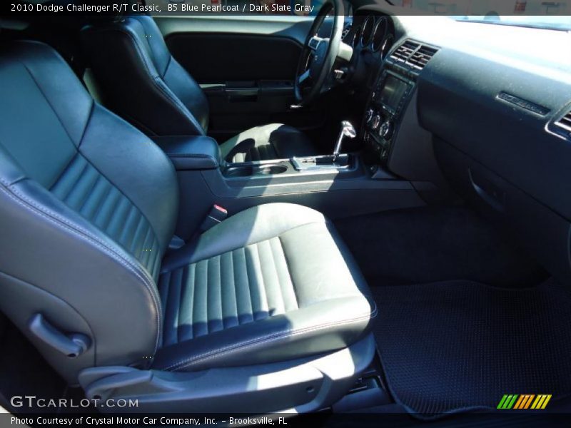 B5 Blue Pearlcoat / Dark Slate Gray 2010 Dodge Challenger R/T Classic