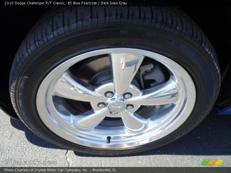 B5 Blue Pearlcoat / Dark Slate Gray 2010 Dodge Challenger R/T Classic