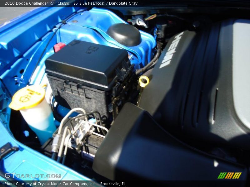 B5 Blue Pearlcoat / Dark Slate Gray 2010 Dodge Challenger R/T Classic