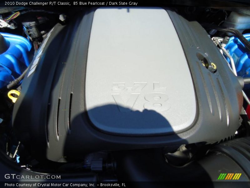 B5 Blue Pearlcoat / Dark Slate Gray 2010 Dodge Challenger R/T Classic