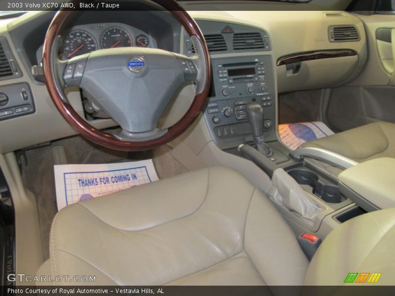 Black / Taupe 2003 Volvo XC70 AWD