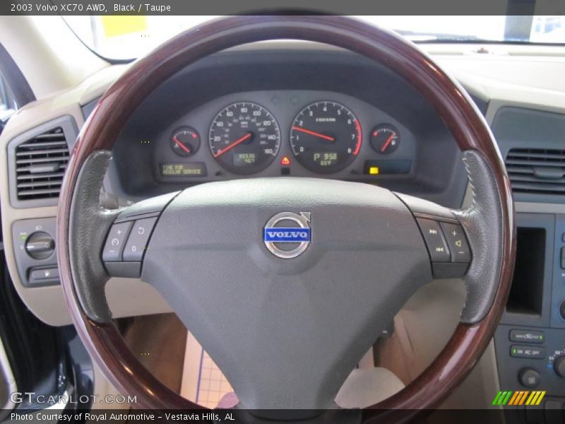 Black / Taupe 2003 Volvo XC70 AWD