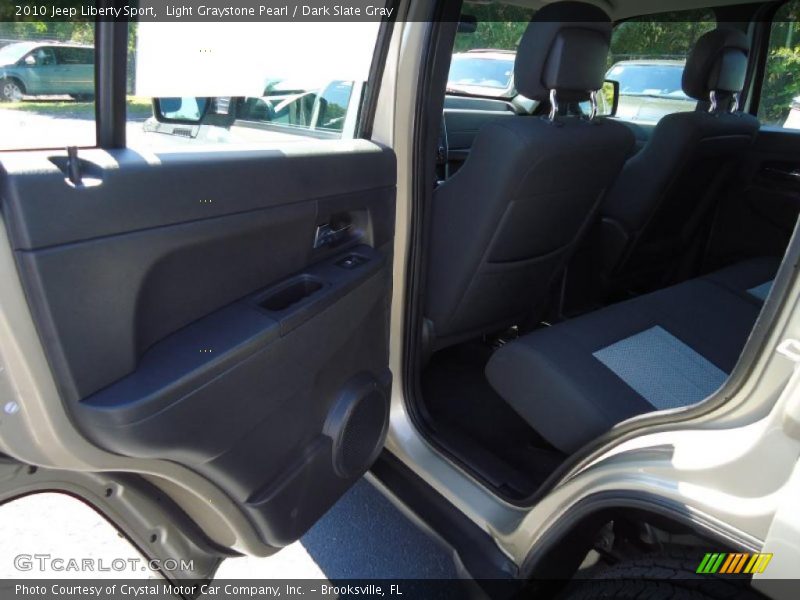 Light Graystone Pearl / Dark Slate Gray 2010 Jeep Liberty Sport
