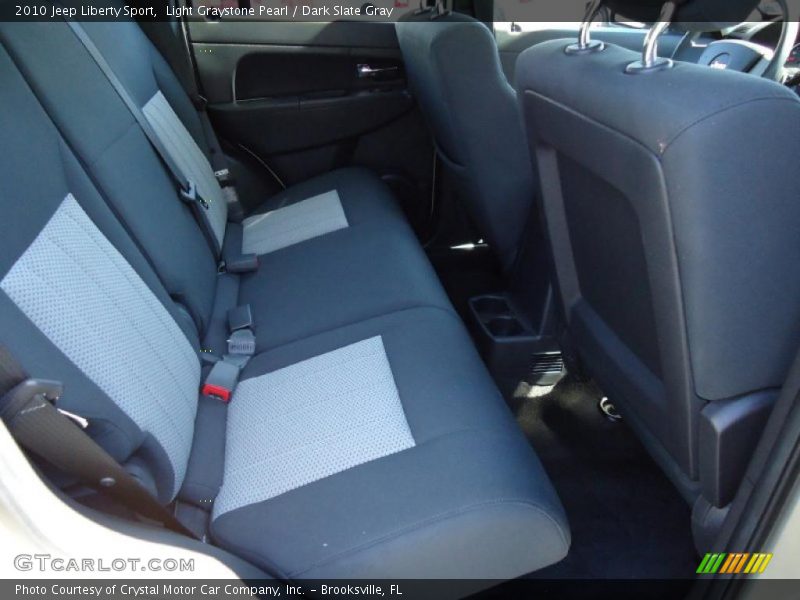 Light Graystone Pearl / Dark Slate Gray 2010 Jeep Liberty Sport