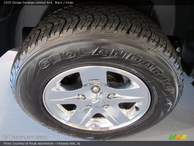 Black / Khaki 2005 Dodge Durango Limited 4x4