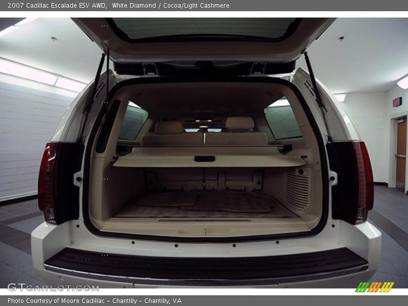 White Diamond / Cocoa/Light Cashmere 2007 Cadillac Escalade ESV AWD