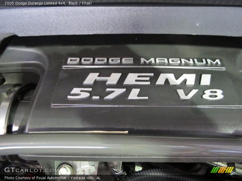 Black / Khaki 2005 Dodge Durango Limited 4x4