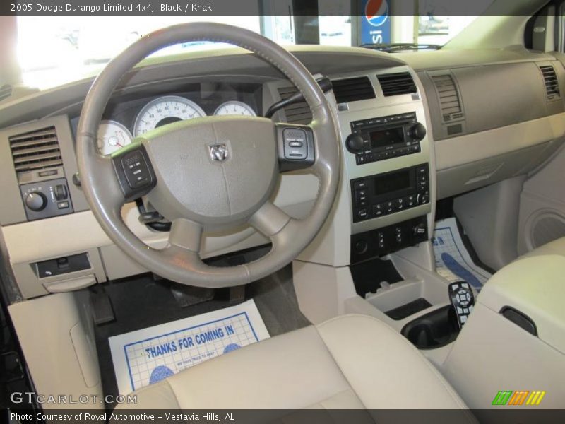 Black / Khaki 2005 Dodge Durango Limited 4x4